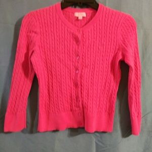 Lilly Pulitzer XS Pink Cardigan Sweater